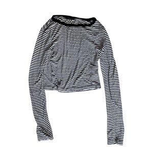 Zara striped long sleeve top